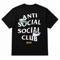Camiseta Anti Social Social Club Negra – Diseño Trasero